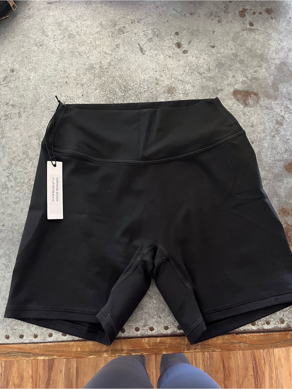 PARAGON Black Mid-Waist Bike Shorts